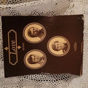 Love ~vintage sheet music